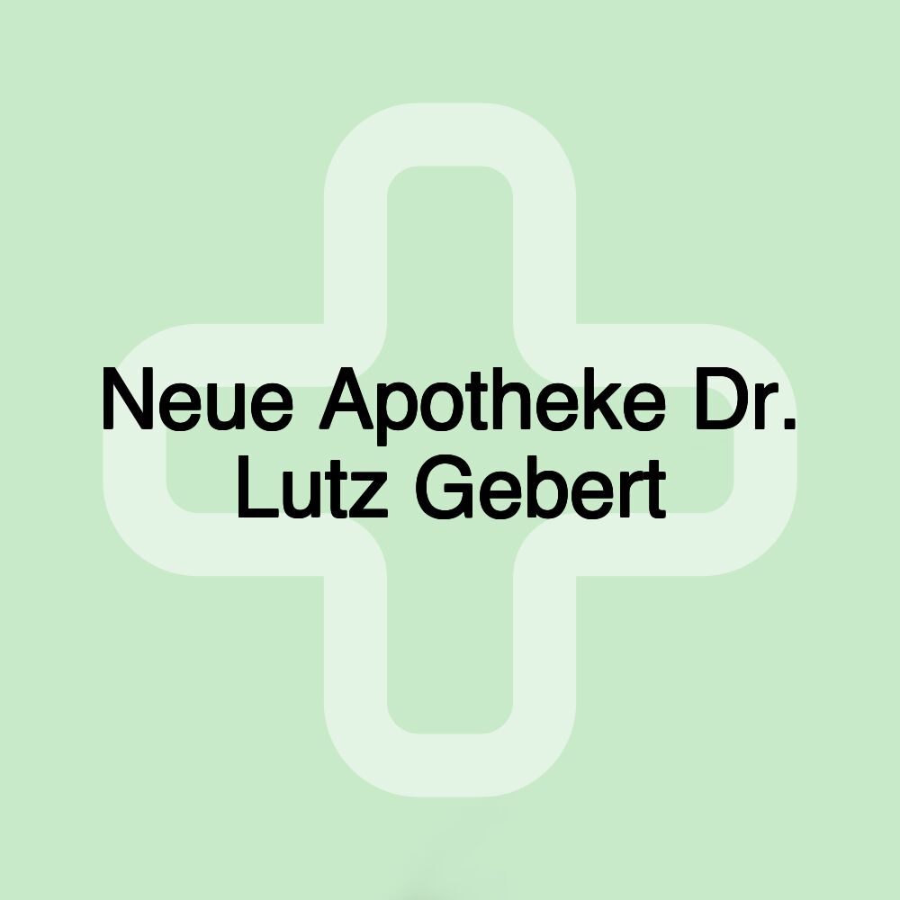 Neue Apotheke Dr. Lutz Gebert