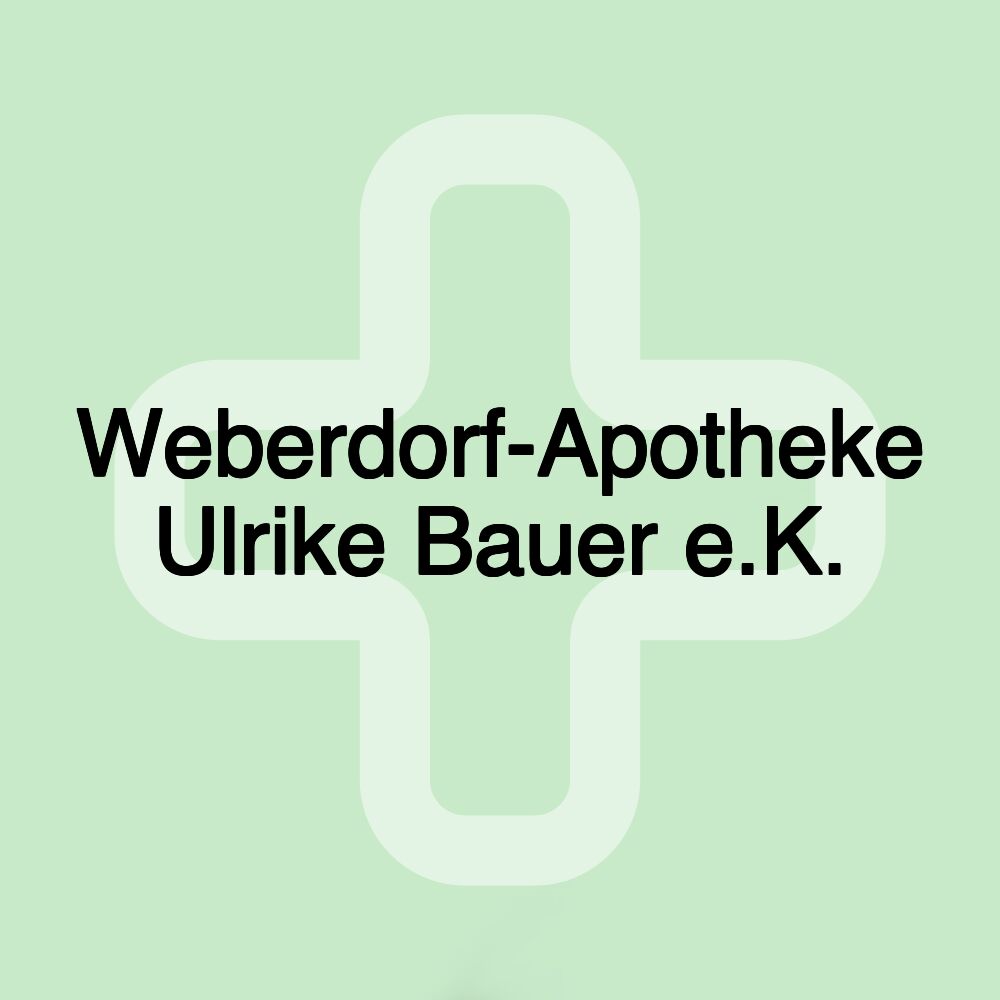 Weberdorf-Apotheke Ulrike Bauer e.K.