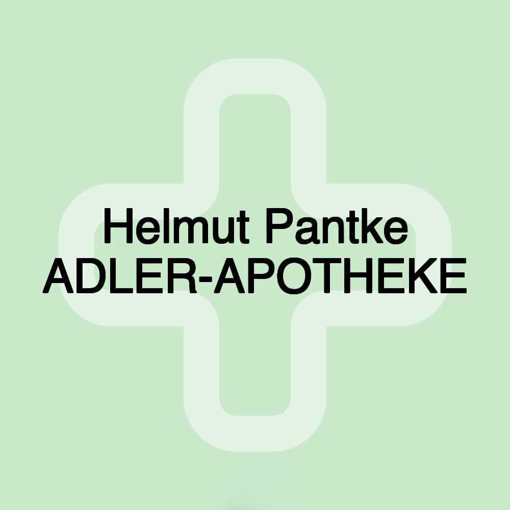 Helmut Pantke ADLER-APOTHEKE