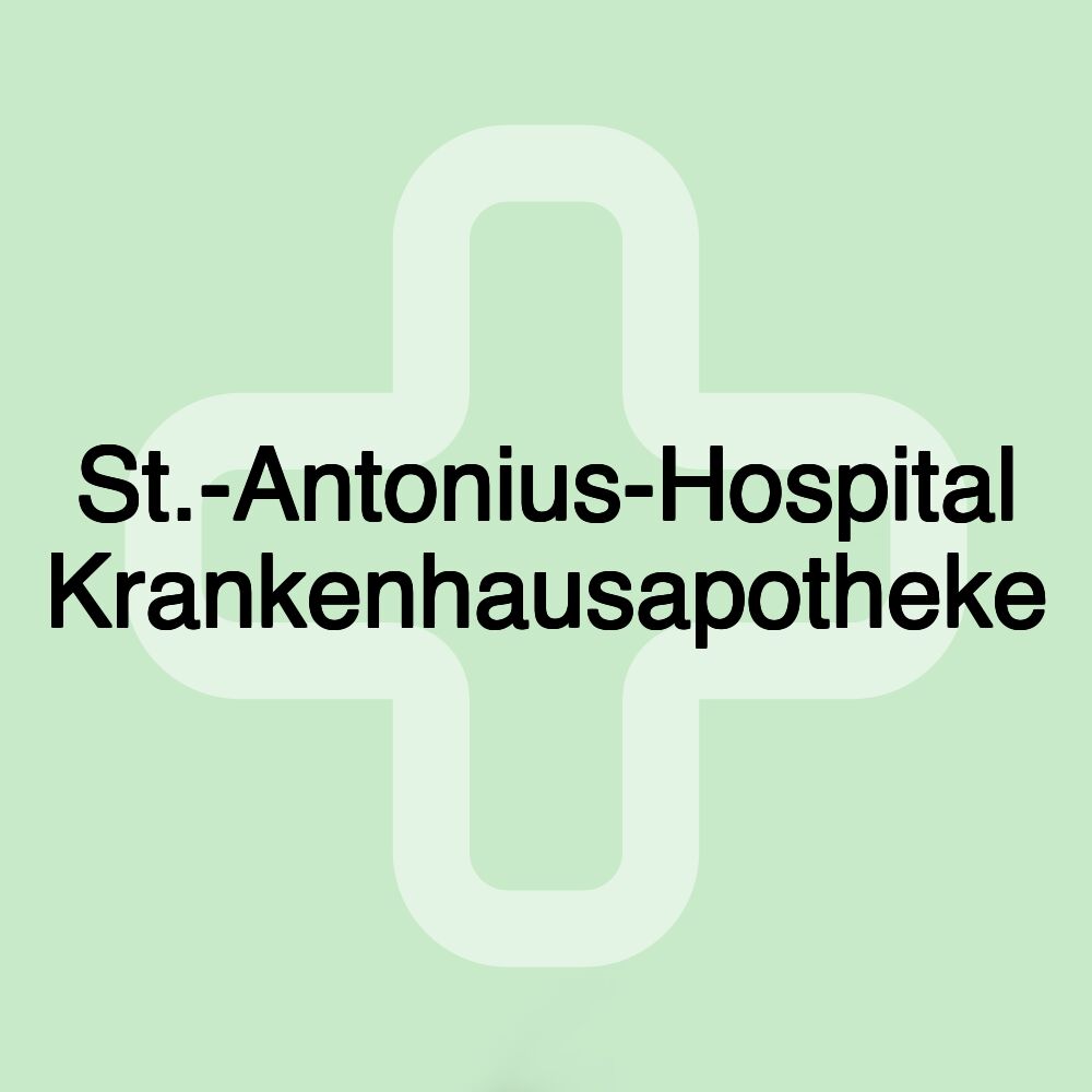 St.-Antonius-Hospital Krankenhausapotheke