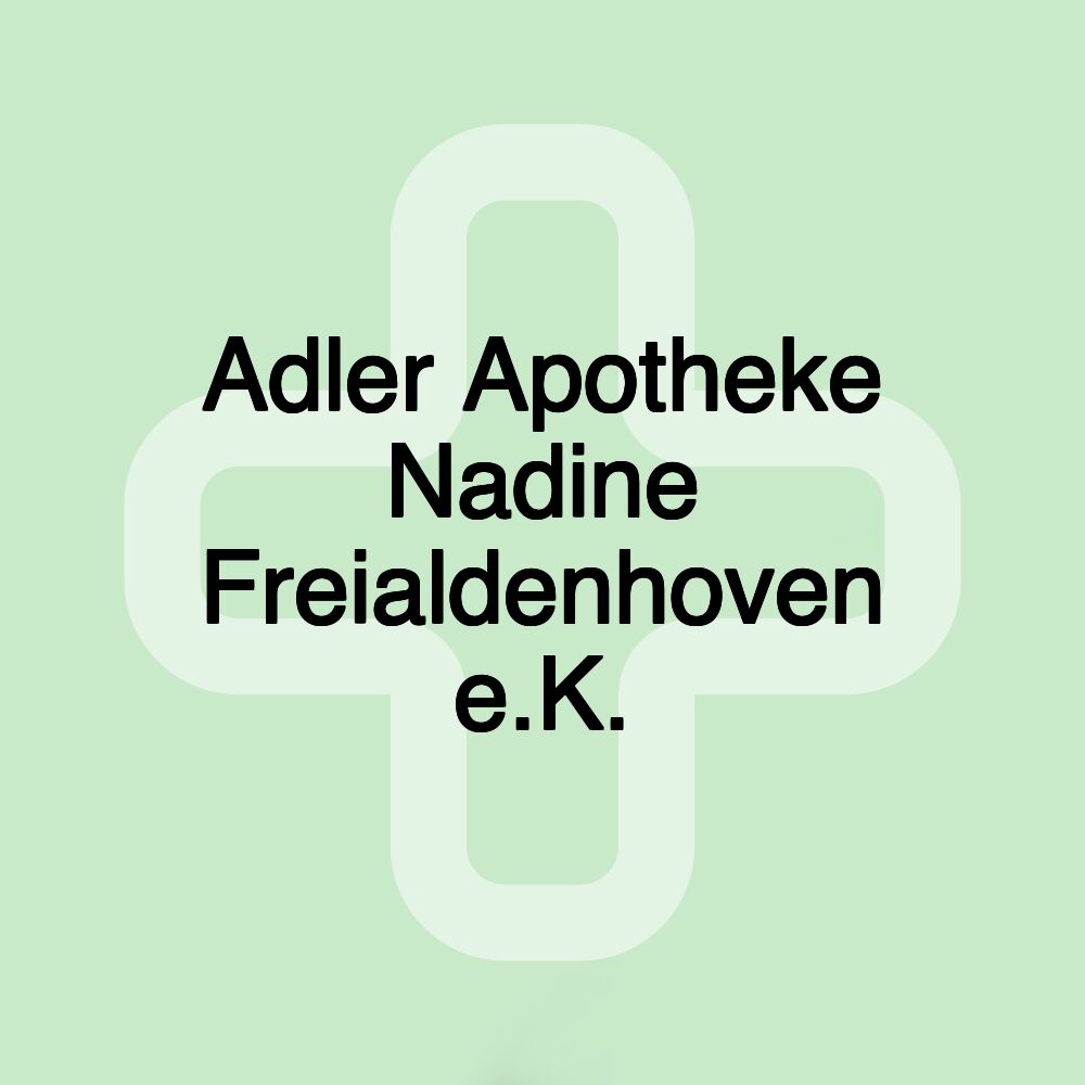 Adler Apotheke Nadine Freialdenhoven e.K.