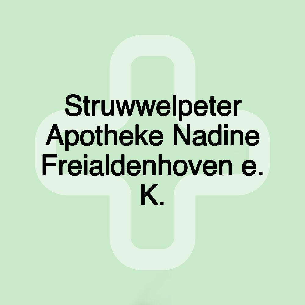 Struwwelpeter Apotheke Nadine Freialdenhoven e. K.