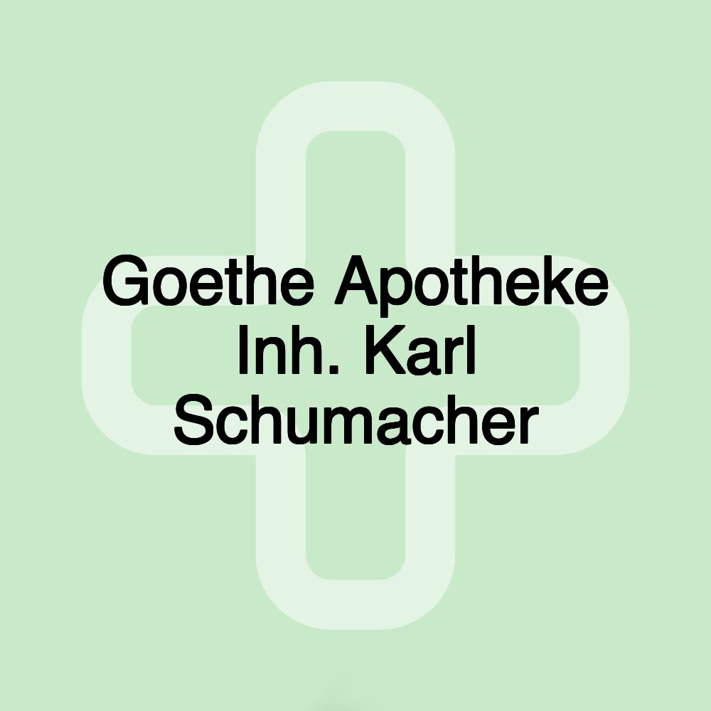 Goethe Apotheke Inh. Karl Schumacher