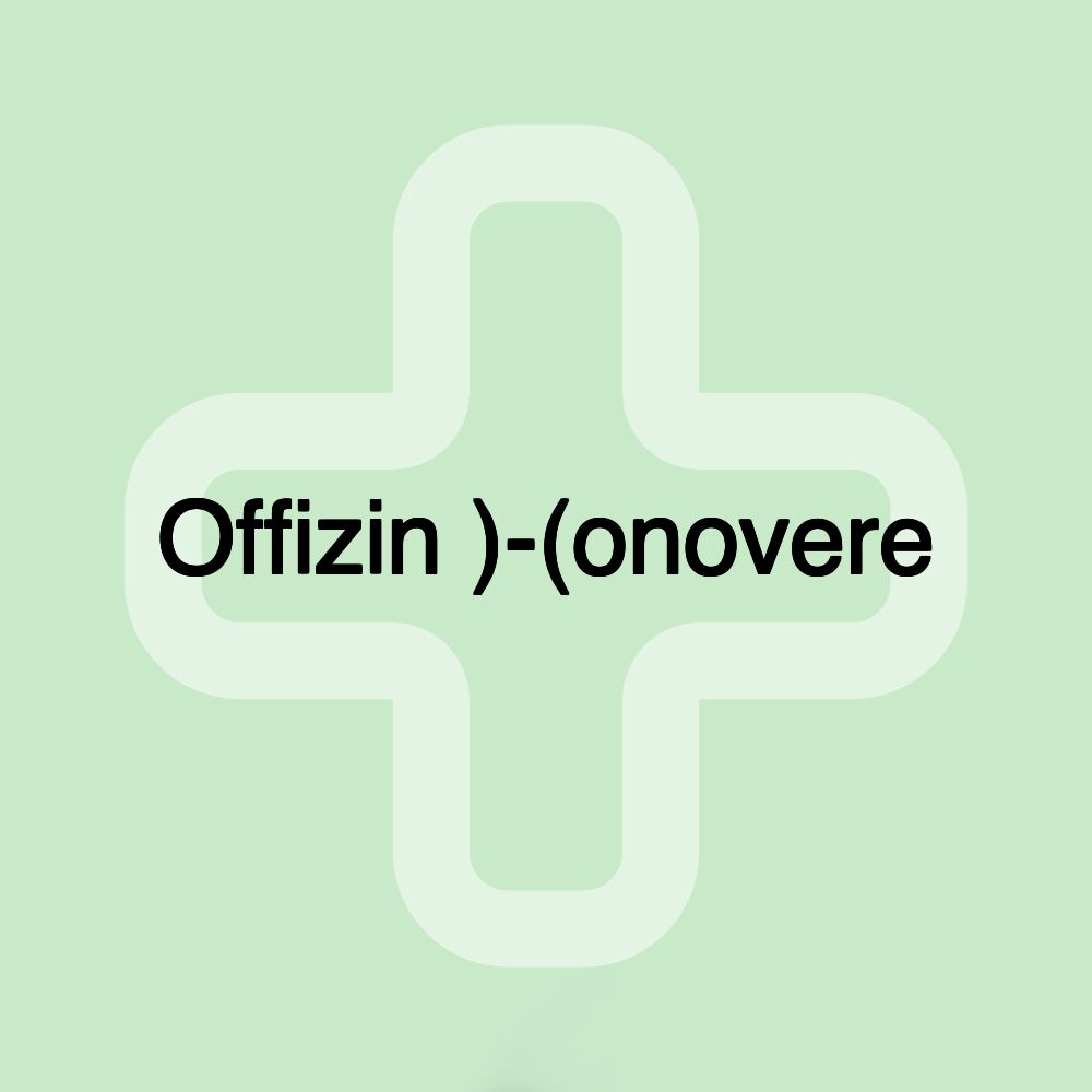 Offizin )-(onovere