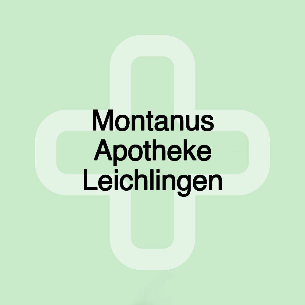 Montanus Apotheke Leichlingen