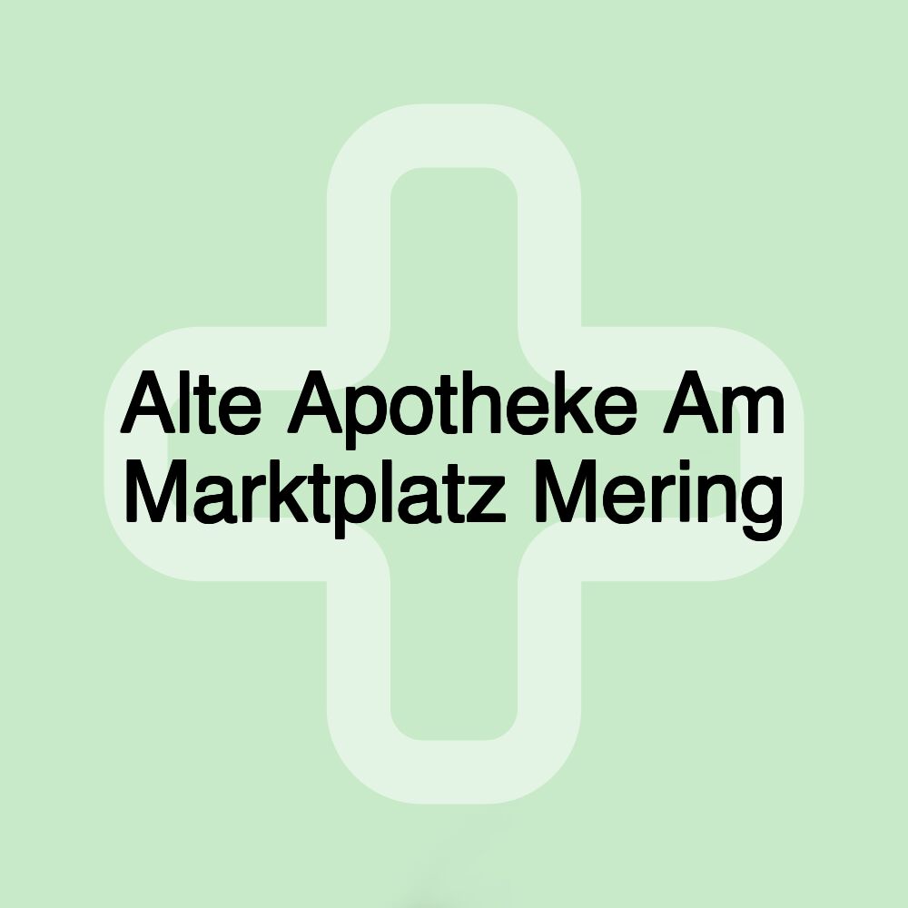 Alte Apotheke Am Marktplatz Mering