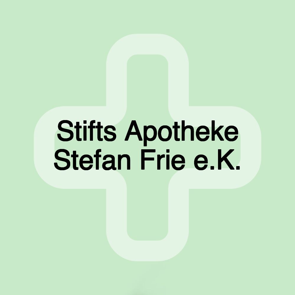 Stifts Apotheke Stefan Frie e.K.