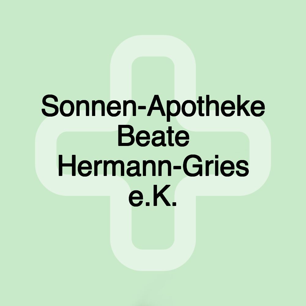 Sonnen-Apotheke Beate Hermann-Gries e.K.