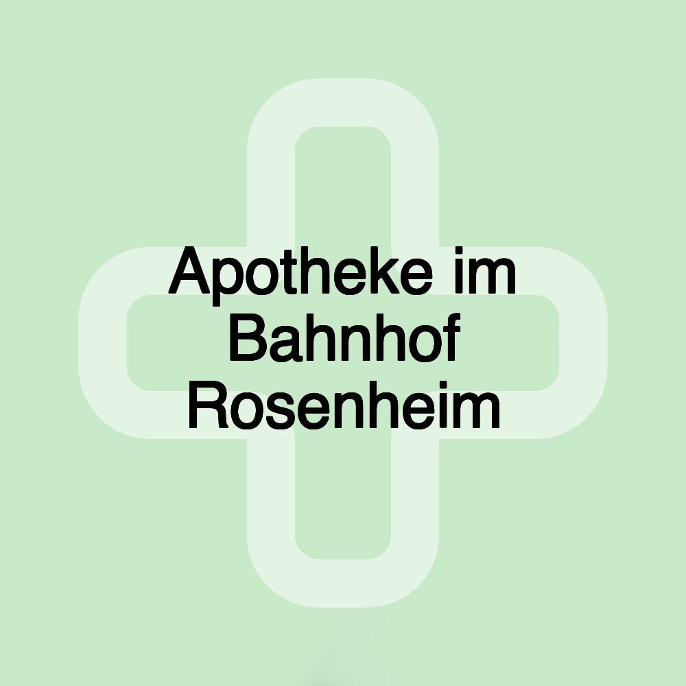 Apotheke im Bahnhof Rosenheim