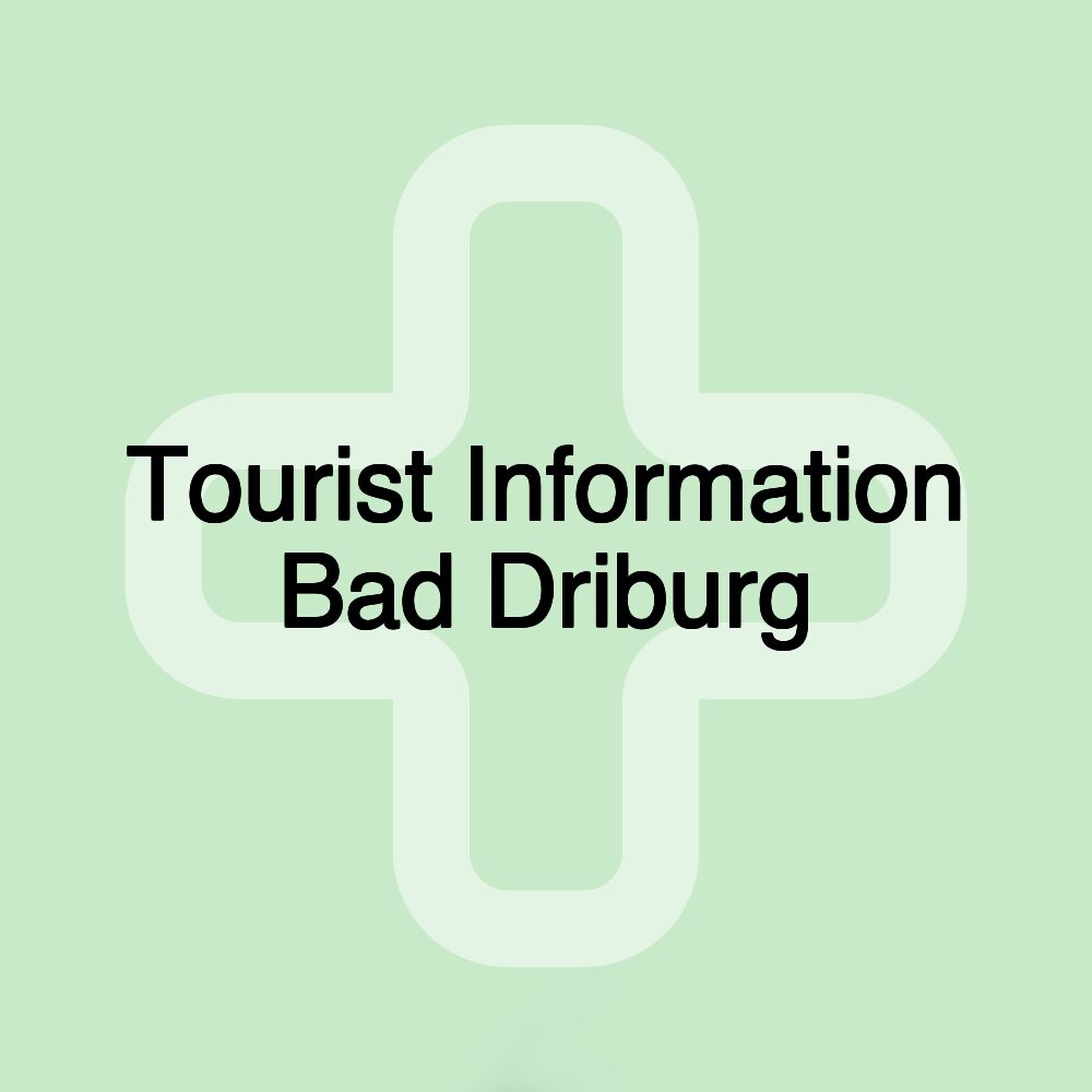 Tourist Information Bad Driburg