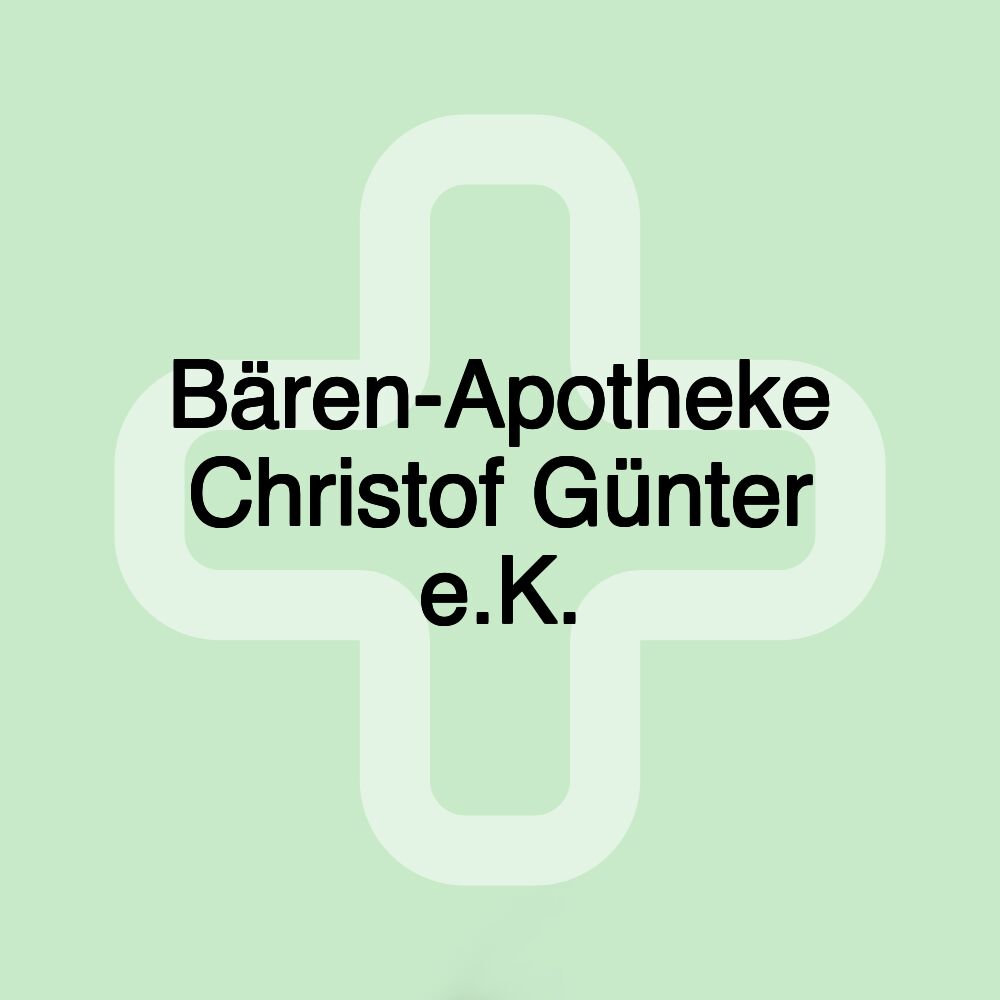 Bären-Apotheke Christof Günter e.K.