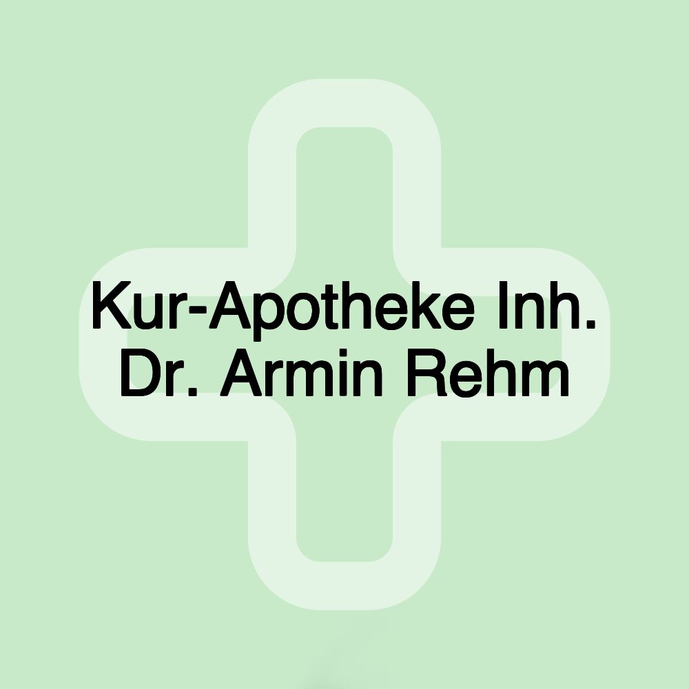 Kur-Apotheke Inh. Dr. Armin Rehm