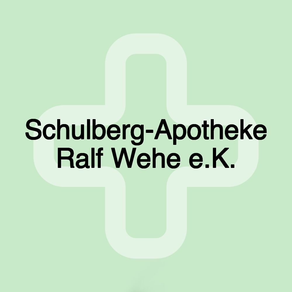 Schulberg-Apotheke Ralf Wehe e.K.