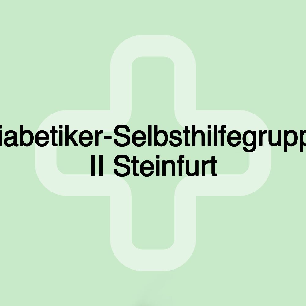 Diabetiker-Selbsthilfegruppe II Steinfurt