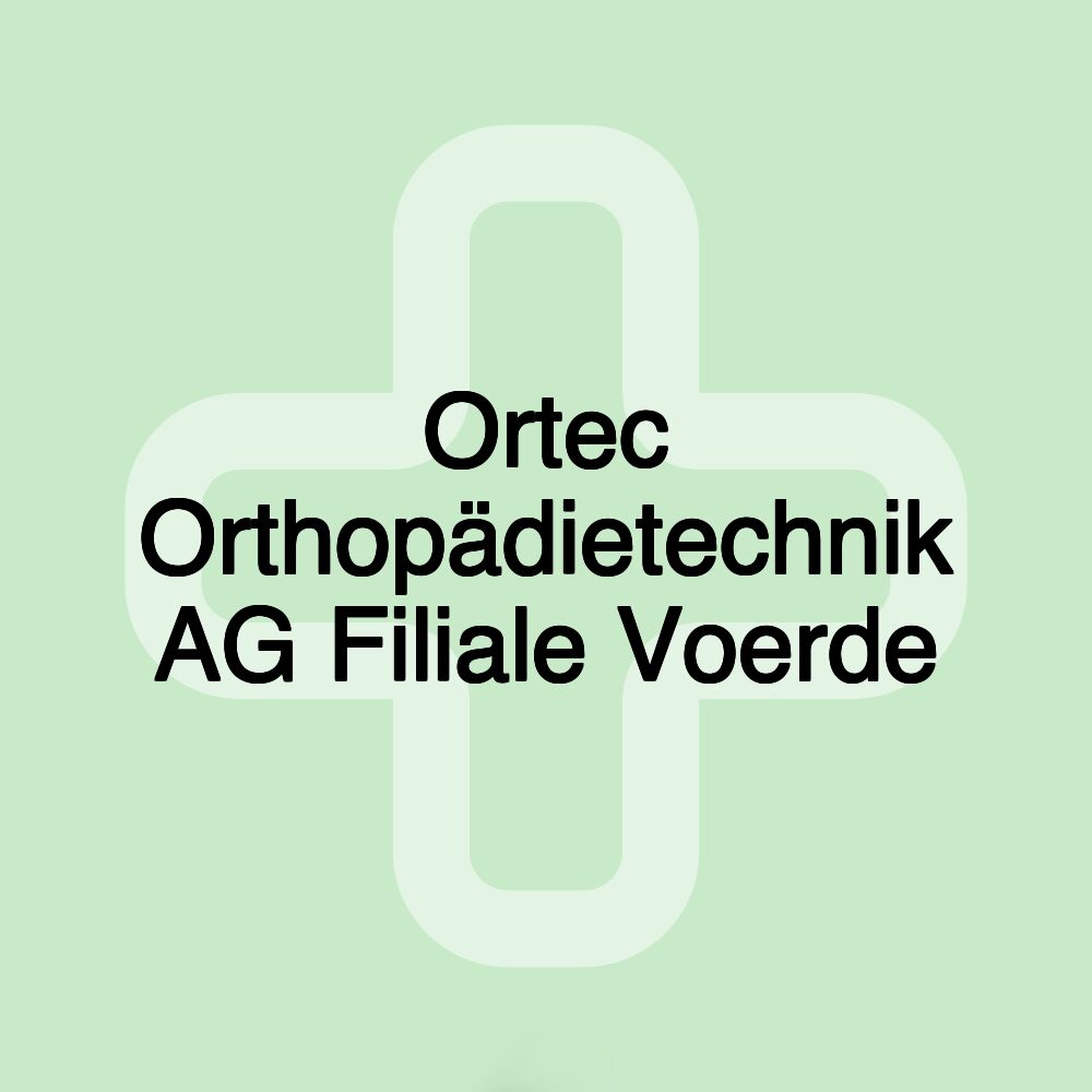 Ortec Orthopädietechnik AG Filiale Voerde