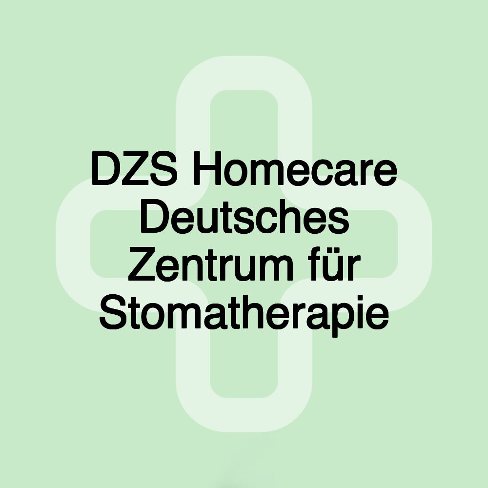 DZS Homecare Deutsches Zentrum für Stomatherapie