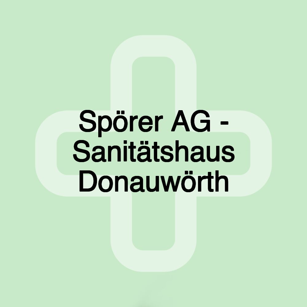 Spörer AG - Sanitätshaus Donauwörth