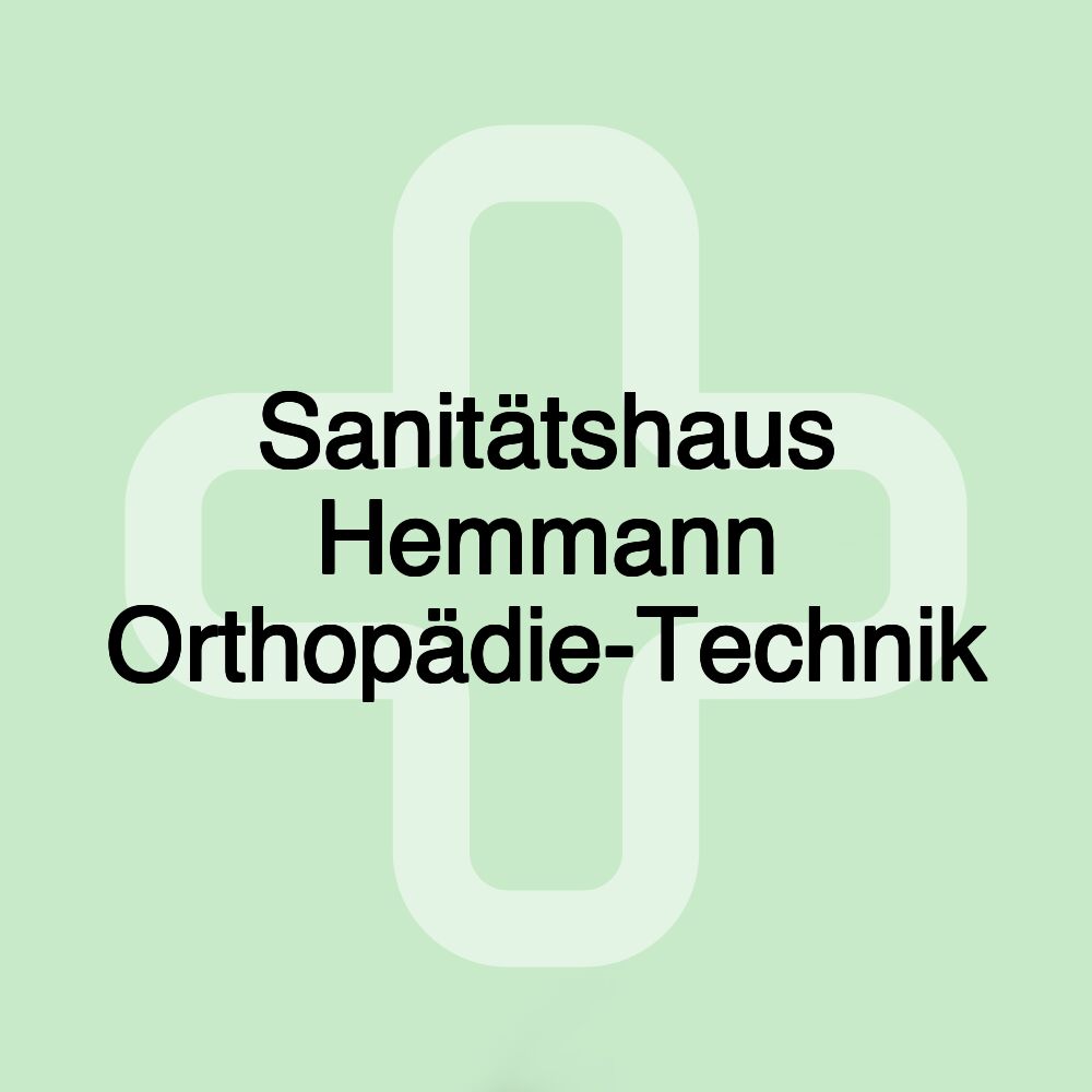 Sanitätshaus Hemmann Orthopädie-Technik