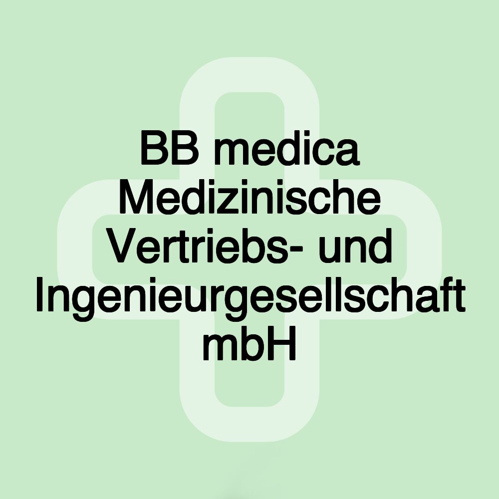 BB medica Medizinische Vertriebs- und Ingenieurgesellschaft mbH