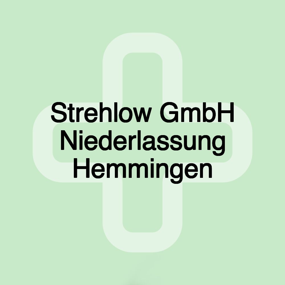 Strehlow GmbH Niederlassung Hemmingen