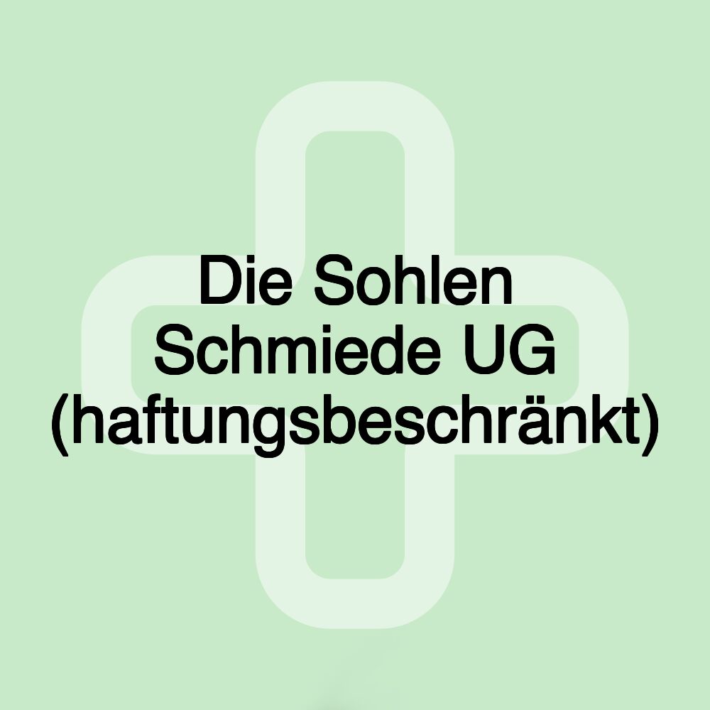 Die Sohlen Schmiede UG (haftungsbeschränkt)