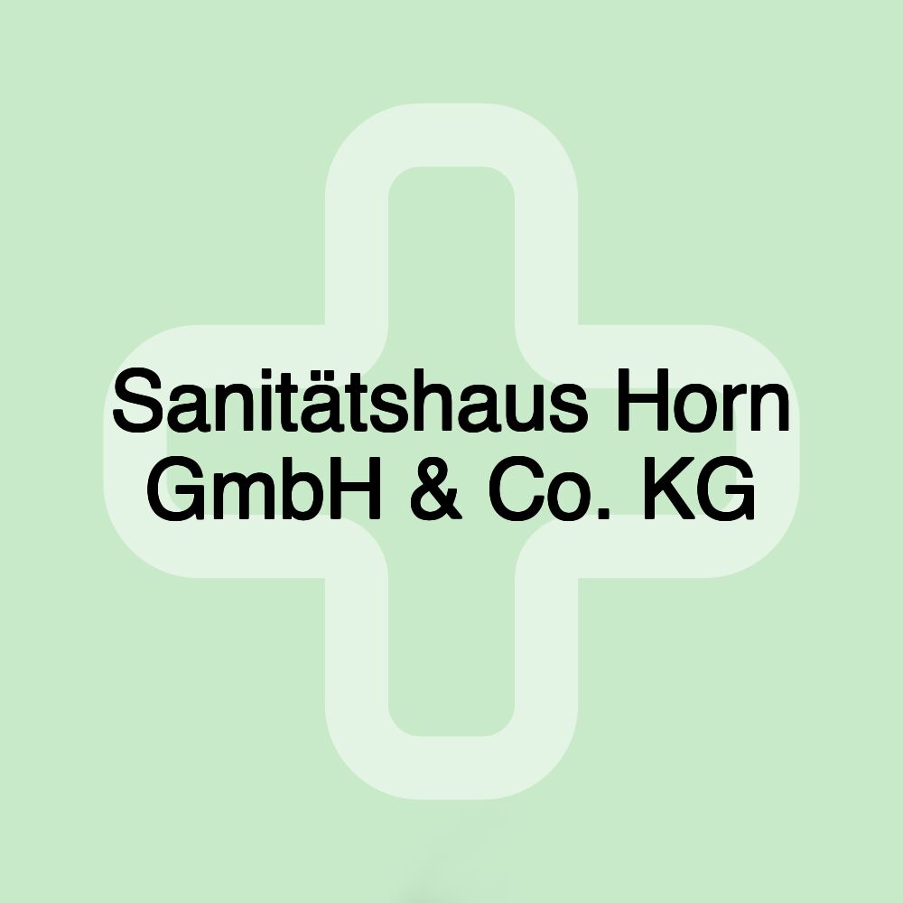 Sanitätshaus Horn GmbH & Co. KG