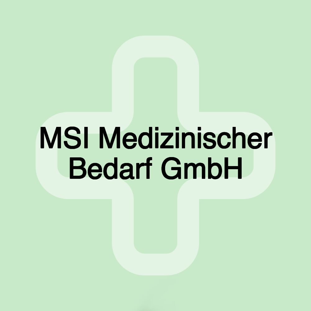 MSI Medizinischer Bedarf GmbH