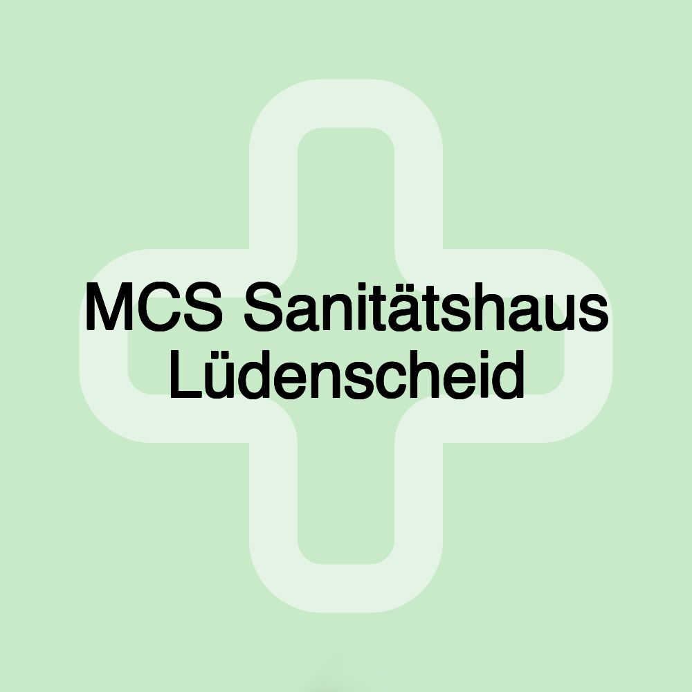 MCS Sanitätshaus Lüdenscheid