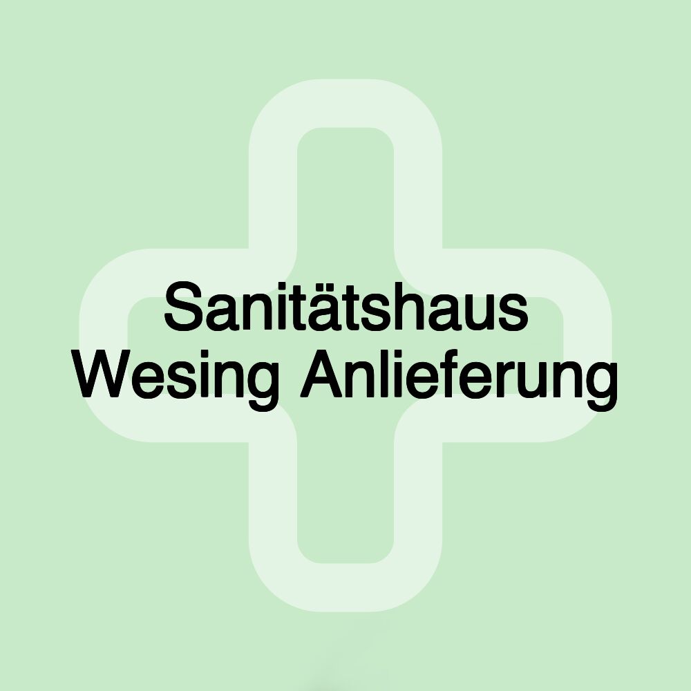 Sanitätshaus Wesing Anlieferung