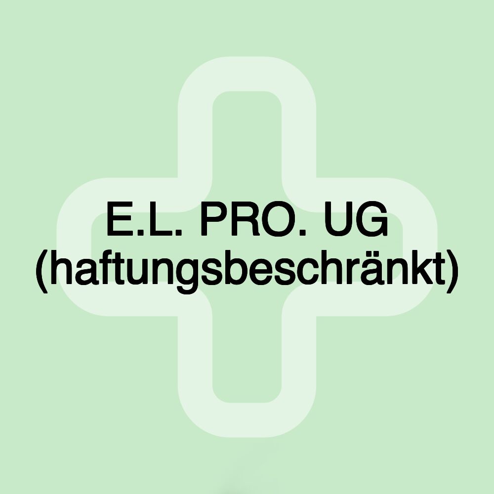 E.L. PRO. UG (haftungsbeschränkt)