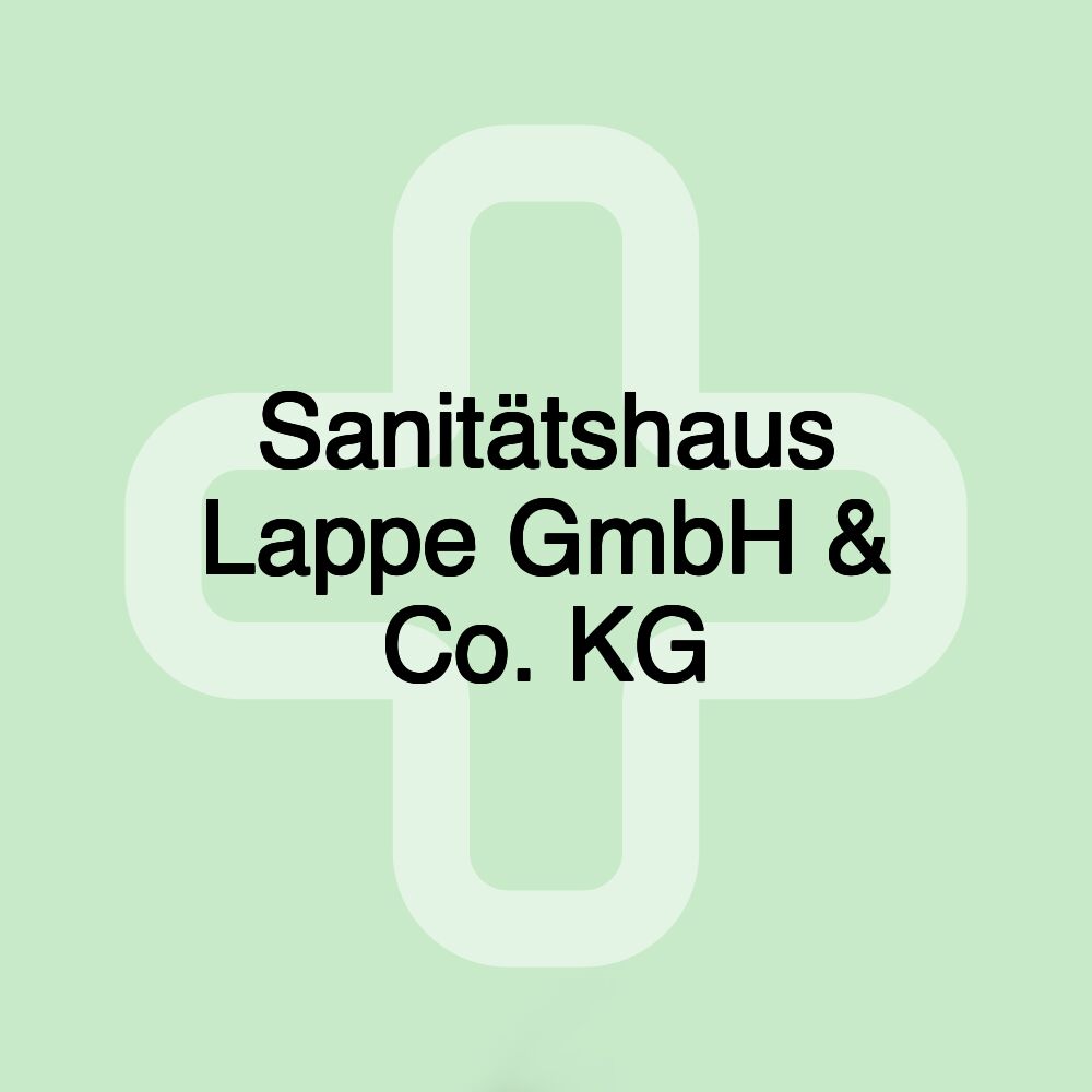 Sanitätshaus Lappe GmbH & Co. KG