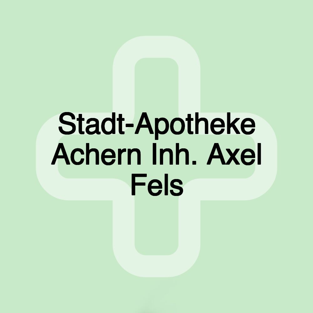 Stadt-Apotheke Achern Inh. Axel Fels