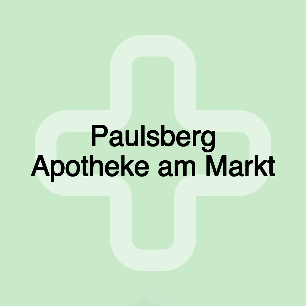 Paulsberg Apotheke am Markt