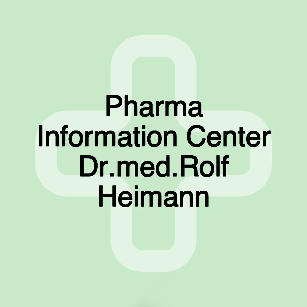 Pharma Information Center Dr.med.Rolf Heimann