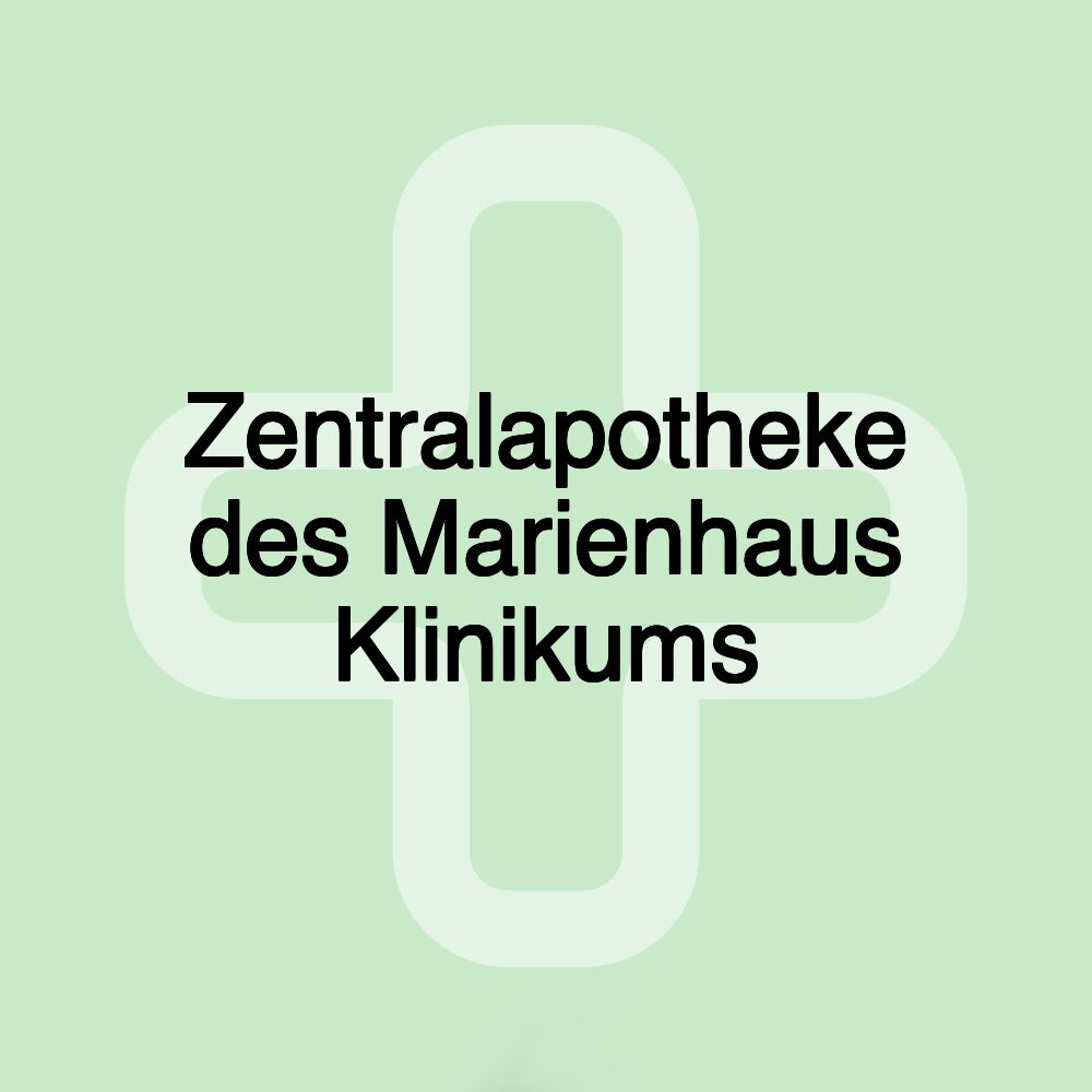 Zentralapotheke des Marienhaus Klinikums