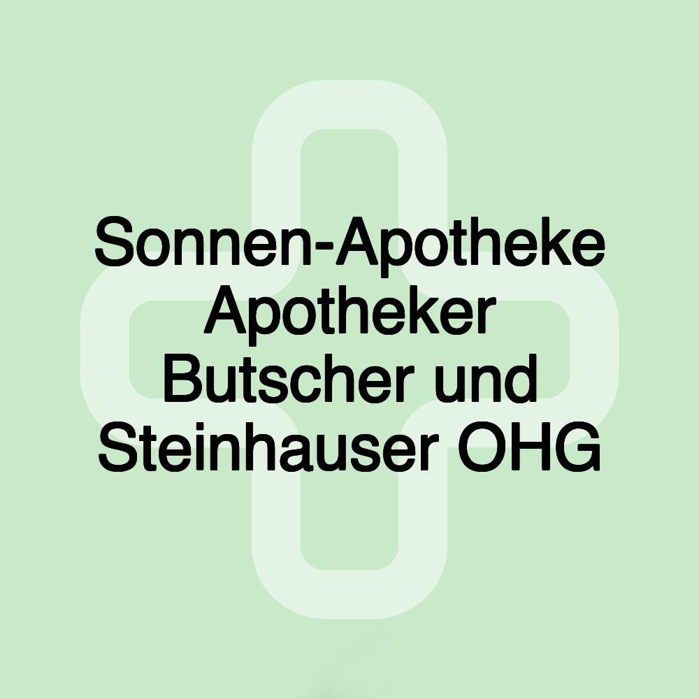 Sonnen-Apotheke Apotheker Butscher und Steinhauser OHG