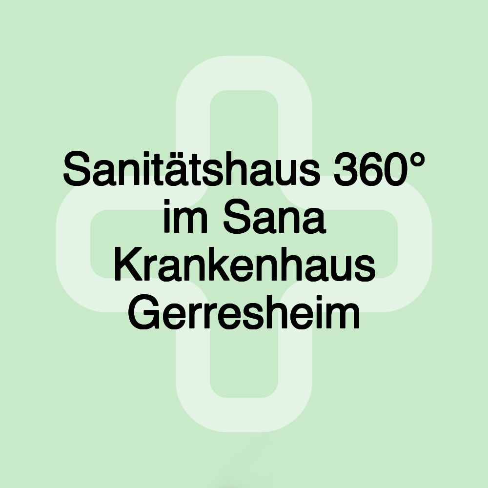 Sanitätshaus 360° im Sana Krankenhaus Gerresheim