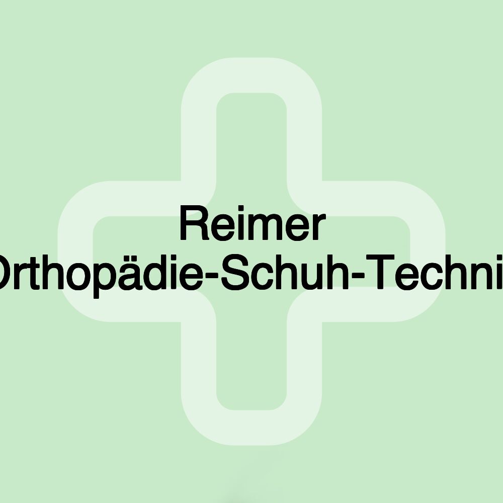 Reimer Orthopädie-Schuh-Technik