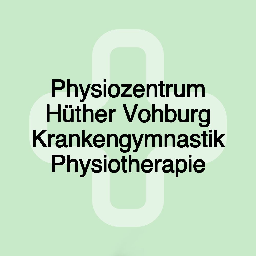 Physiozentrum Hüther Vohburg Krankengymnastik Physiotherapie