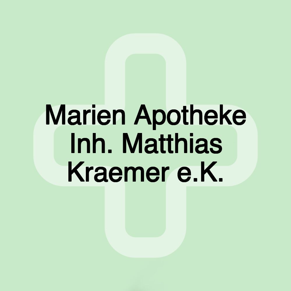 Marien Apotheke Inh. Matthias Kraemer e.K.