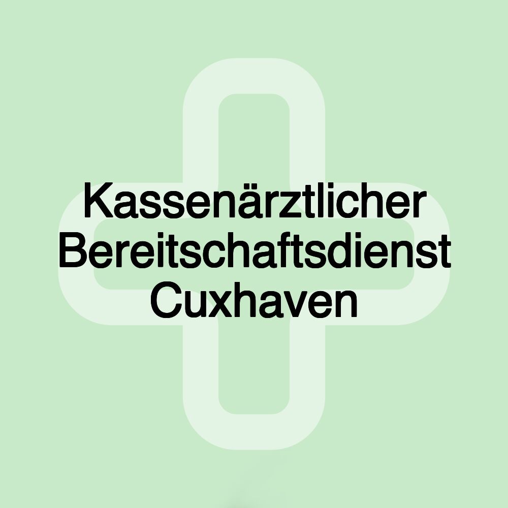 Kassenärztlicher Bereitschaftsdienst Cuxhaven