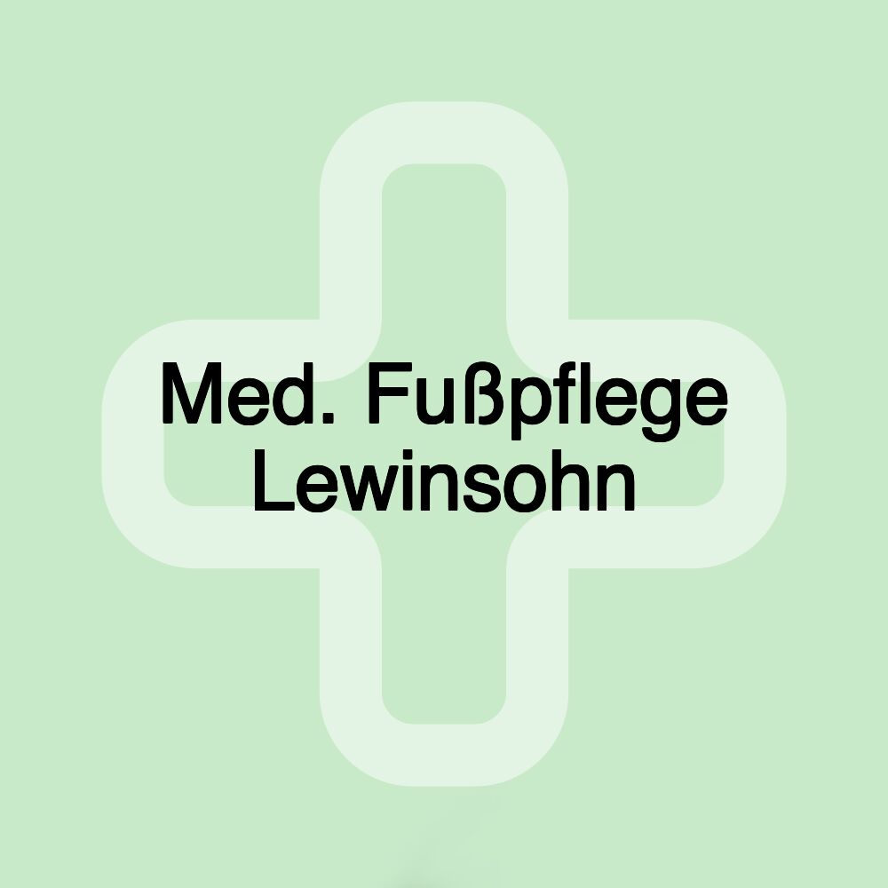 Med. Fußpflege Lewinsohn