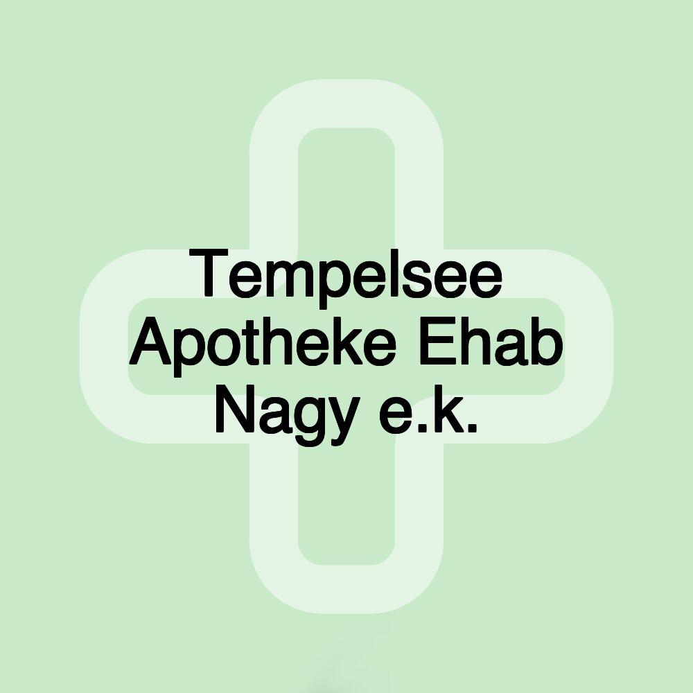 Tempelsee Apotheke Ehab Nagy e.k.