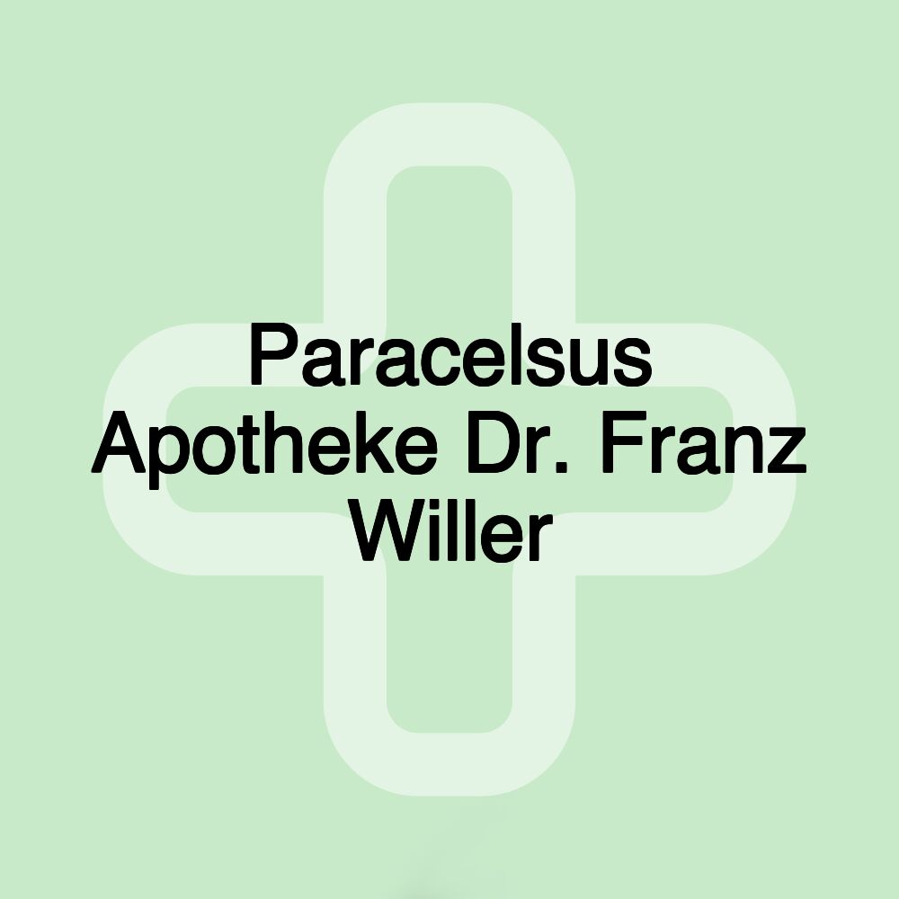 Paracelsus Apotheke Dr. Franz Willer