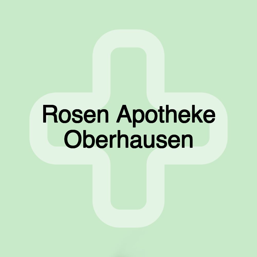 Rosen Apotheke Oberhausen