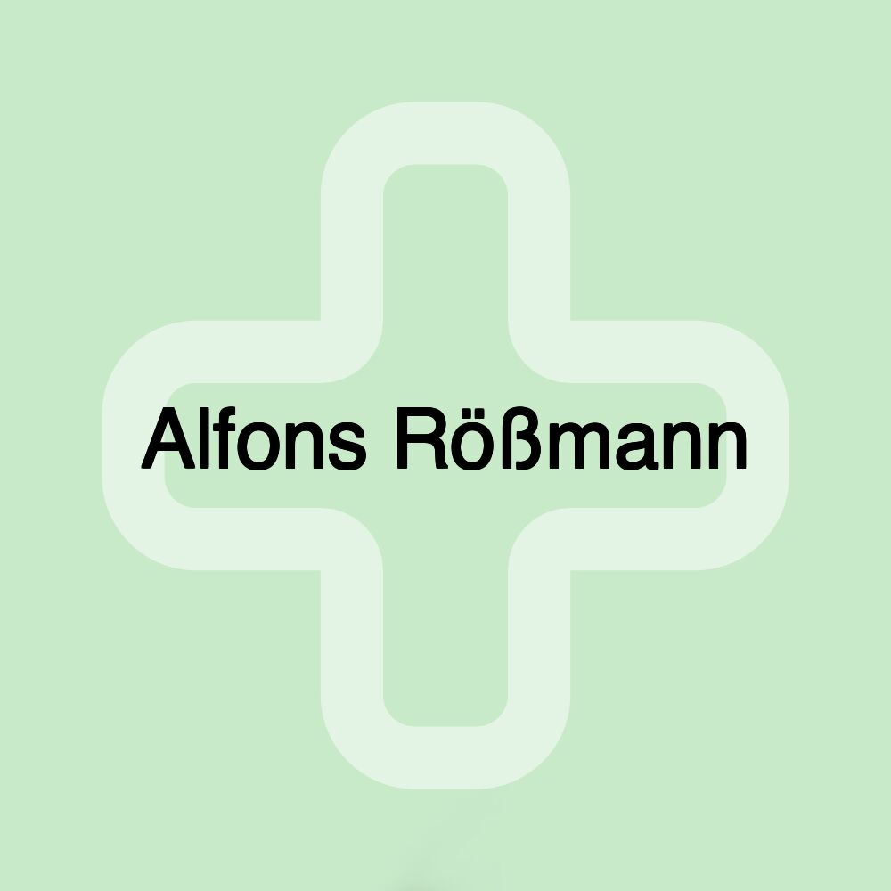 Alfons Rößmann