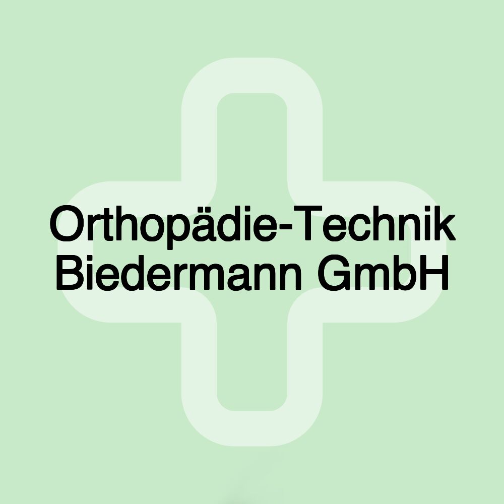 Orthopädie-Technik Biedermann GmbH